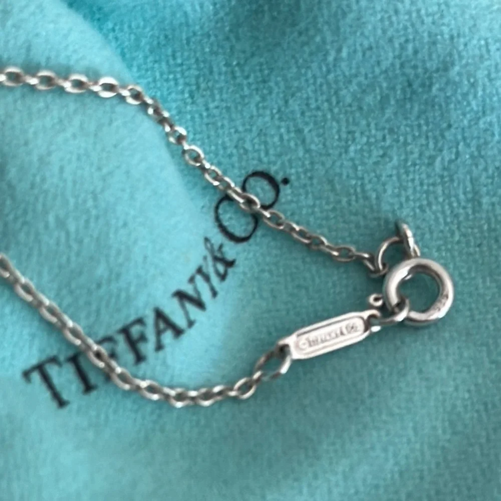 Vintage Tiffany & Co White & Yellow Daisy Sterling Silver Necklace - Picture 6 of 8